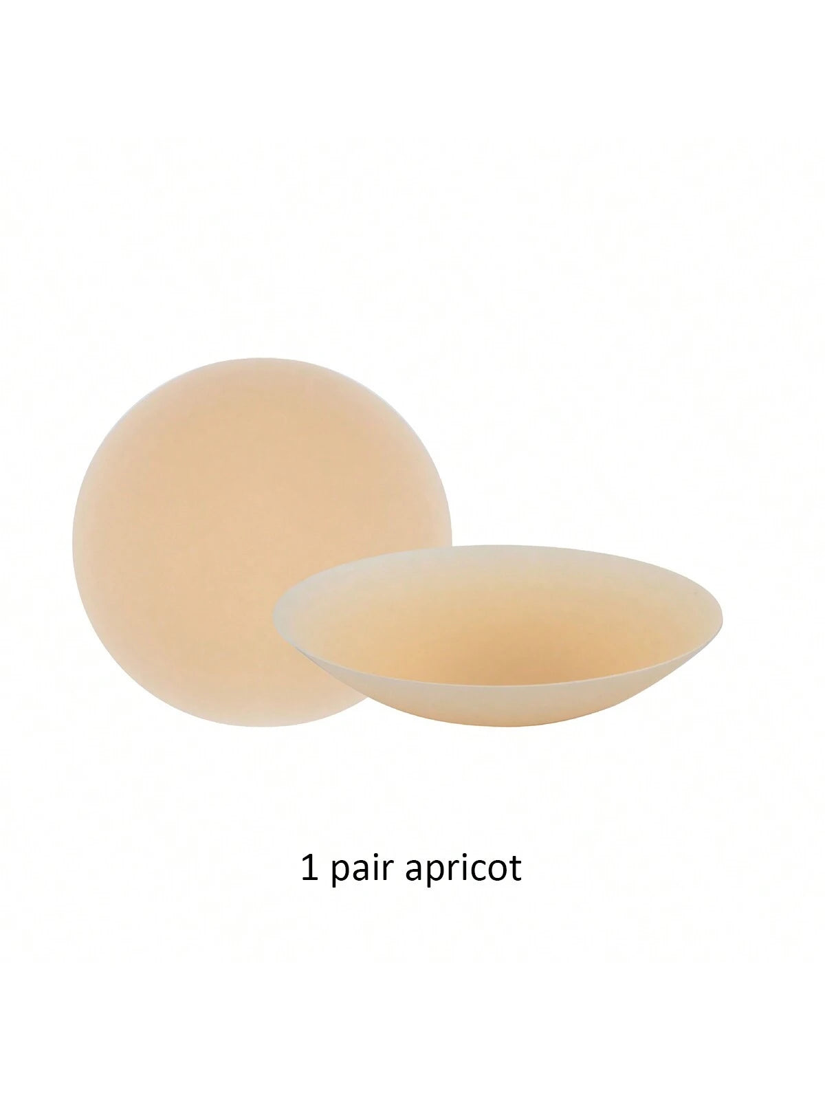1 Pair Reusable Solid Color Nipple Covers With Storage Box, 8cm Thin Invisible Bra Pasties Suitable