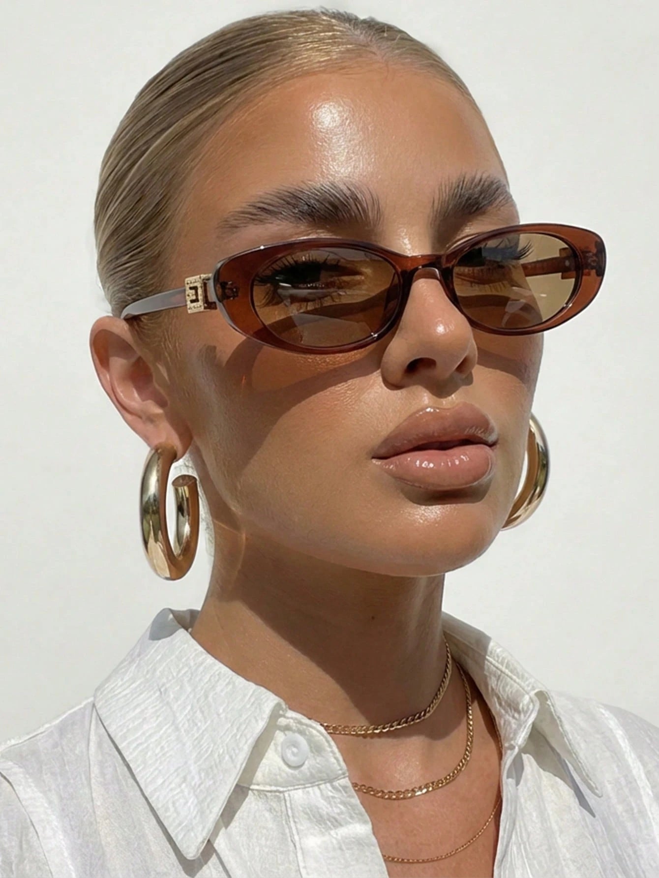 1 Pair Women's Cat Eye Small Frame