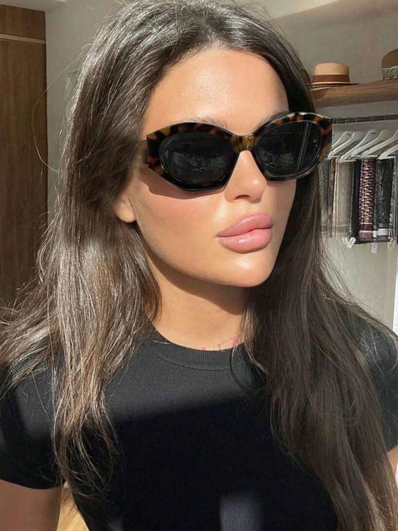 1pc Rhombus Full Frame Women's Fashion Eyeglasses