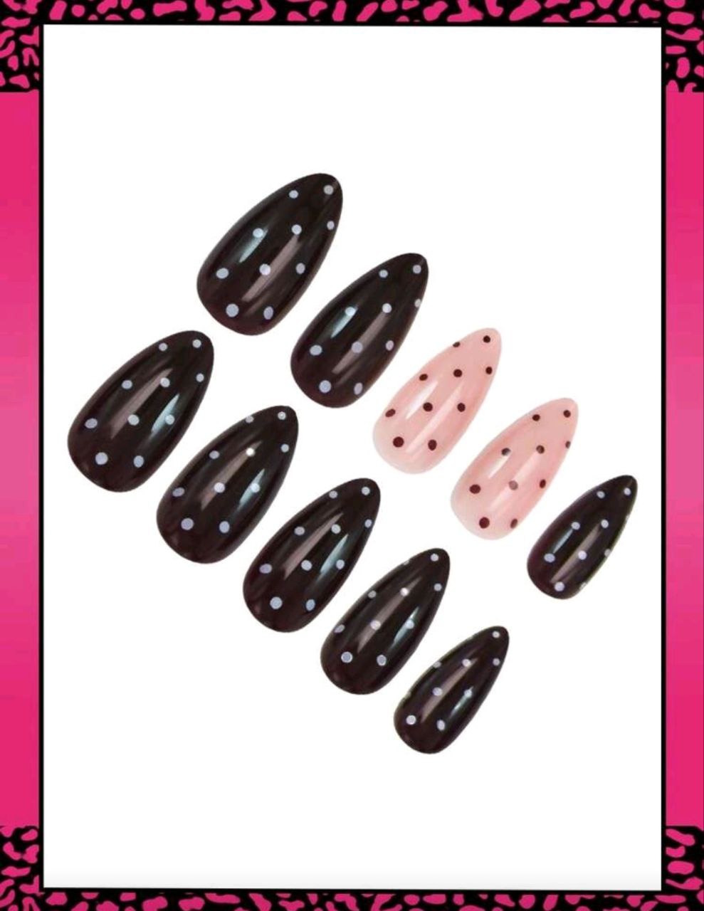 24pcs Medium Oval Nude Pink Nail Stickers