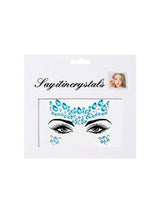 5 Sets Face Jewels Stickers Face Gems Glitter Mermaid Face Crystal Mix Styles Face Jewels Crystal Stickers Set