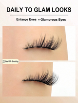 7 Pairs Half-Strip Cat Eye False Eyelashes