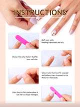 Acrylic Nails, 24pcs Medium Almond Shape, Press On Nail Tips, Pink Gradient False Nails Set