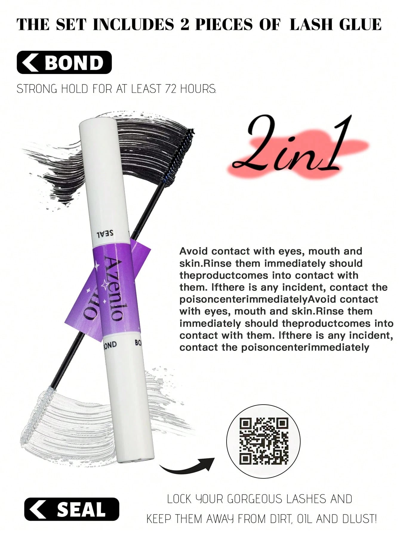 Azenlo Cluster Lashes 144 Individual Lashes Clusters Eyelash Extensions Individual