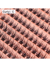 Azenlo Cluster Lashes 144 Individual Lashes Clusters Eyelash Extensions Individual