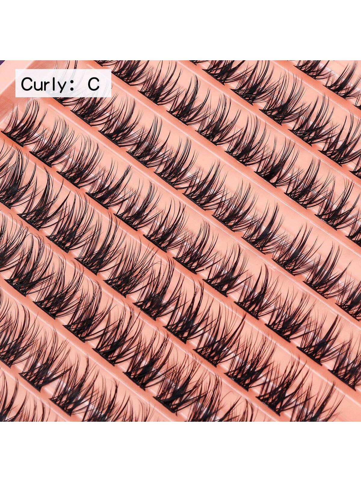 Azenlo Cluster Lashes 144 Individual Lashes Clusters Eyelash Extensions Individual