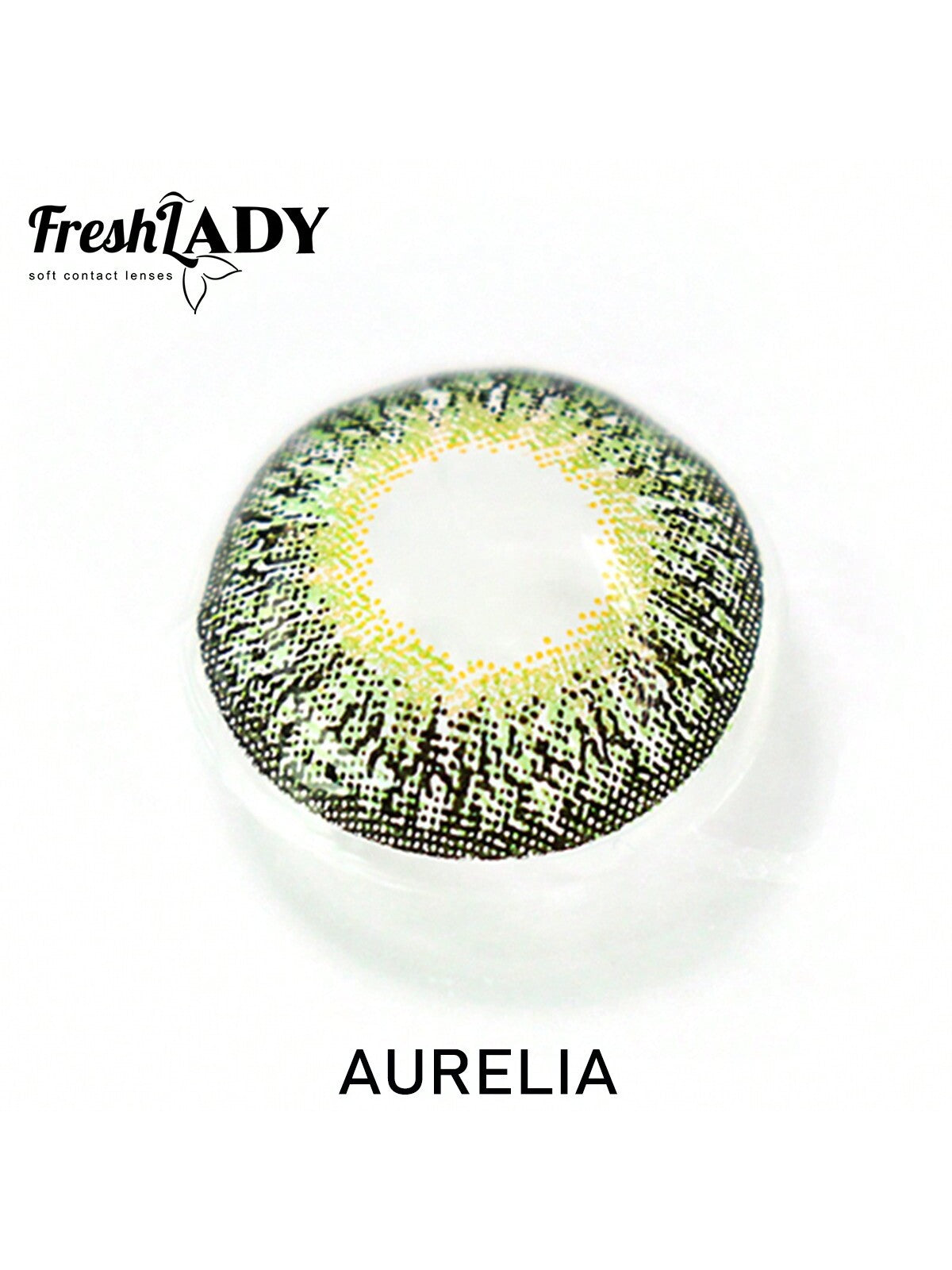 Chrismas Freshlady Aurelia 14.2mm Colored Contact Lenses 1 Year Disposable Green