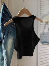 Comfortcana Slogan Printed Casual Tank Top For Summer
