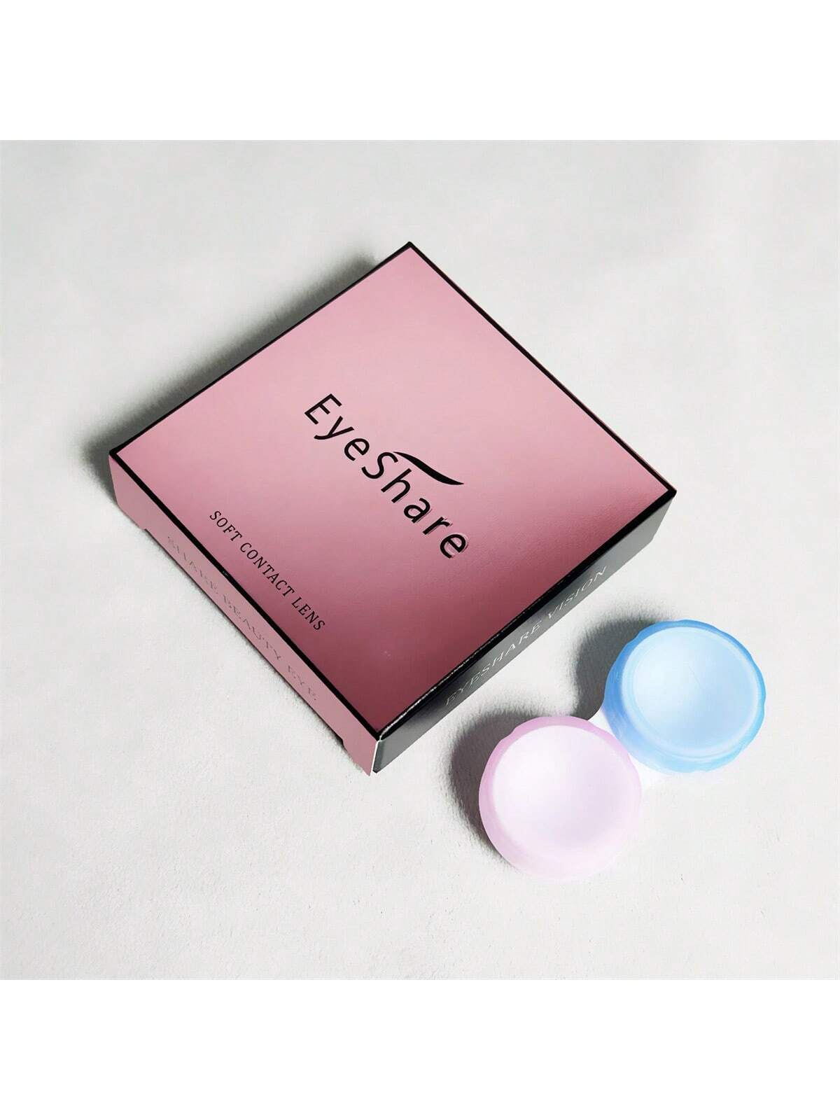 EYESHARE 2pcs Brown Color Contact Lenses Eye Makeup Soft Contact Lenses Annual