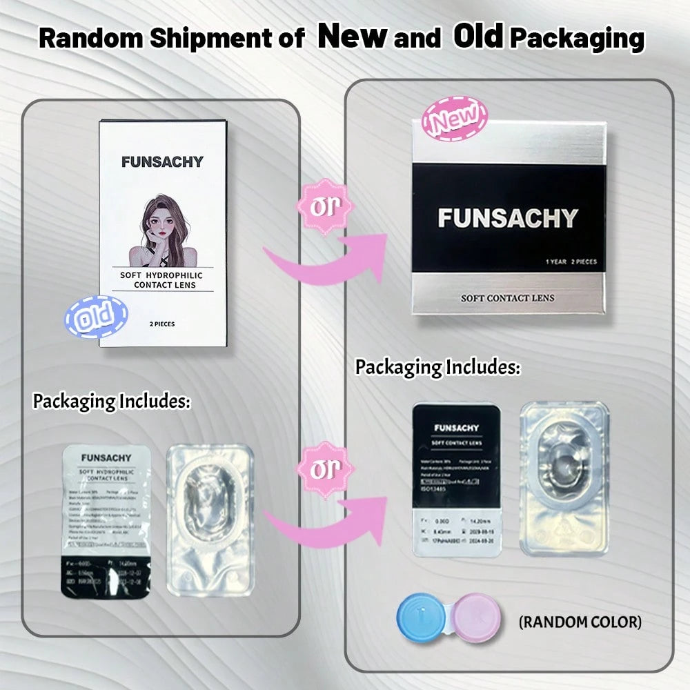 FUNSACHY CHARLOTTE-BROWN Colored Contact Lenses, Suitable For Natural Skin