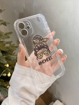 Figure Graphic Clear Phone Case