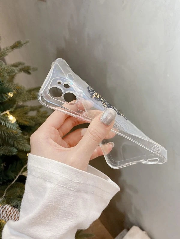 Figure Graphic Clear Phone Case