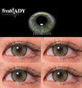 Freshlady Dawn Green Colored Contact Lenses 1 Year Disposable