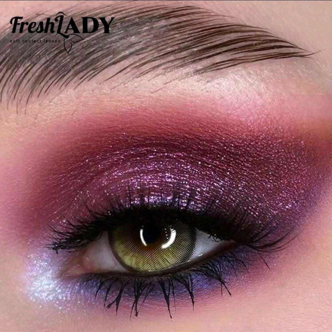 Freshlady Dawn Green Colored Contact Lenses 1 Year Disposable