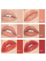 HANDAIYAN Glossy Mirror Glass Effect Lip Gloss, Liquid Shimmery Pearl Moisturizing Long-Lasting Lipstick