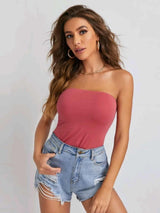SHEIN Solid Tube Top