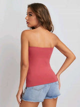 SHEIN Solid Tube Top