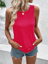 Ladder Cut Out Back Tank Top
