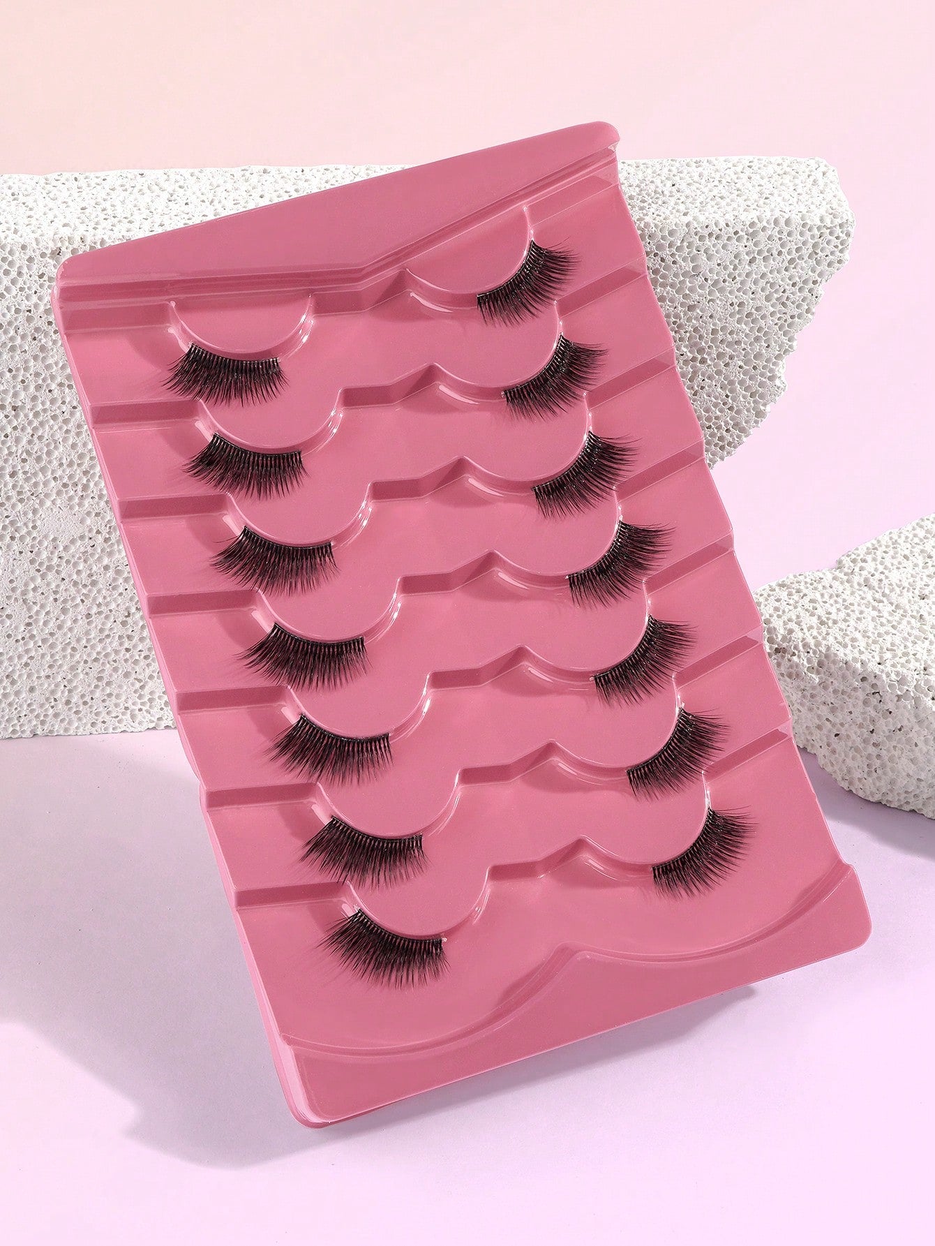 MAGEFY 7 Pairs Half-Strip False Eyelashes, Natural Cat Eye False Lashes, Cartoon Style False Lashes