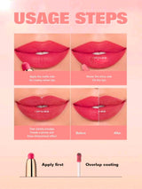 Pudaier 2-In-1 Matte Lipstick &amp; Gloss: Dual Effects Of Matte &amp; Shine, Long-Lasting &amp; Smudge-Proof Lip #05