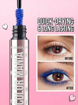 MissIyn Color Mania Mascara, Smudge Proof, Dramatic Volume, Long-Wearing, Volumizing Effect