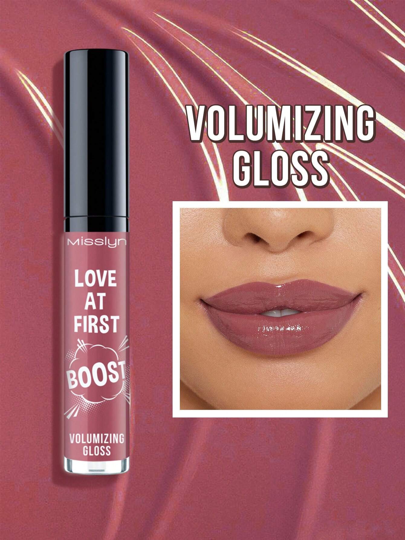 MissIyn Love At First Boost Volumizing Gloss, Moisturizing Water Gloss Lip Gloss, Long-Lasting Moisturizing Sweet Lip Glazen Non Sticky Lip Gloss