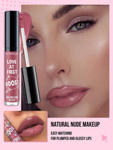 MissIyn Love At First Boost Volumizing Gloss, Moisturizing Water Gloss Lip Gloss, Long-Lasting Moisturizing Sweet Lip Glazen Non Sticky Lip Gloss