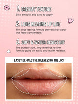 MissIyn Made To Stay Lip Liner, Matte Lip Liner.135