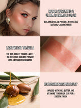 MissIyn You Glow Girl! Cream Multi Stick Easy To Blend For A Lightweight Makeup Finish Single Color Blush Stick 06