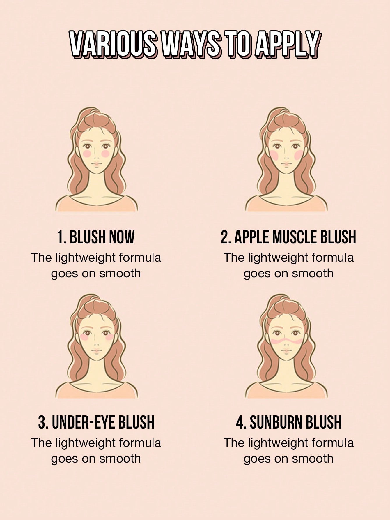 MissIyn You Glow Girl! Cream Multi Stick Easy To Blend For A Lightweight Makeup Finish Single Color Blush Stick 06