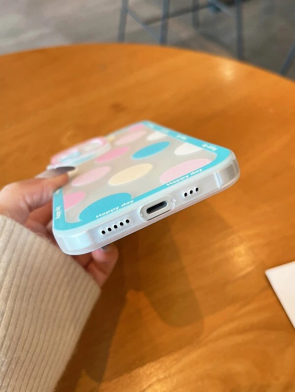 Polka Dot Clear Phone Case