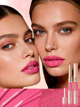 Pudaier 2-In-1 Matte Lipstick &amp; Gloss: Dual Effects Of Matte &amp; Shine, Long-Lasting &amp; Smudge-Proof Lip, Perfect For Hottest Festive &amp; Daily Makeup Looks #02