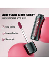 Pudaier Waterproof Lip Mousse Smudge-Proof, Non-Sticky Lip Gloss, Cup-Proof, Long-Lasting, Easy To Apply, Matte Finish Lip Glaze