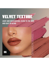 Pudaier Waterproof Lip Mousse Smudge-Proof, Non-Sticky Lip Gloss, Cup-Proof, Long-Lasting, Easy To Apply, Matte Finish Lip Glaze