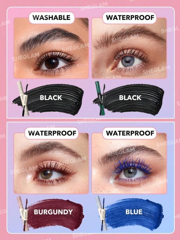SHEGLAM All-In-One Volume &amp; Length Mascara-Waterproof Blue