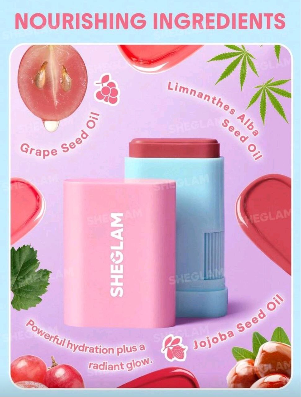 SHEGLAM Glass Glow Blush Stick-Stunner Rare Brand Beauty Makeup Face