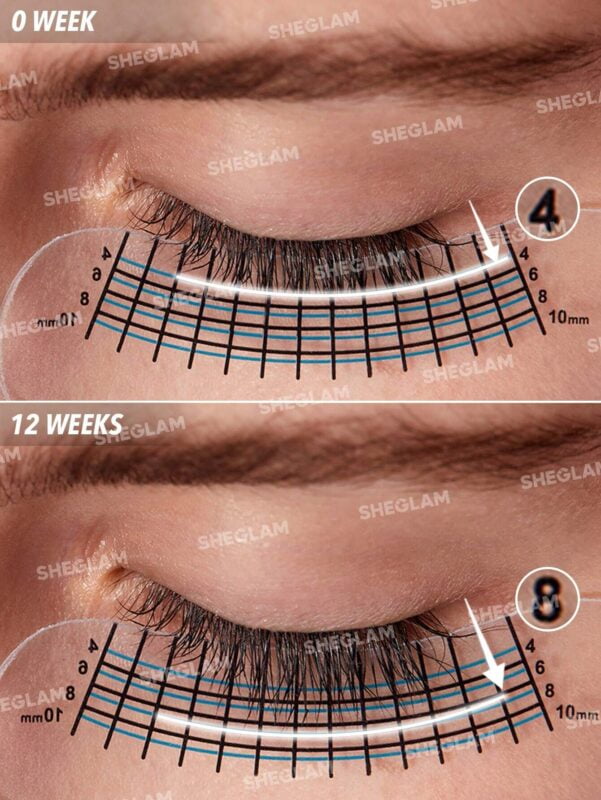 SHEGLAM Gro-Pro Nourishing Lash Serum Clear Brow Serum Easy-To-Apply Strengthen Sparse And Fragile Lash Eyebrow And Lash Treatment