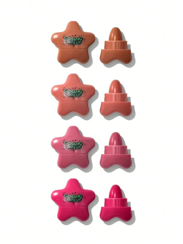 SHEGLAM Hi-Beam Mini Lipstick Set-Stella Set 4 In 1 Matte And Hydrating Nude Lipstick High Pigment