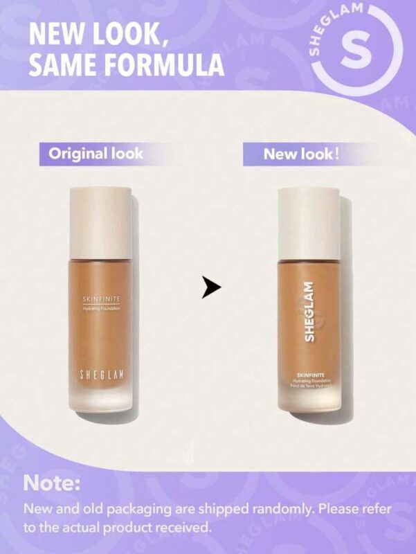 SHEGLAM Skinfinite Hydrating Foundation-Sand Flawless Natural Soft Liquid Foundation