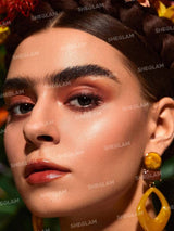 SHEGLAM X Frida Kahlo Masterpiece Eyeshadow Palette 9-Color Shimmer Matte Eyeshadow Palette Rose Pearlescent Shimmer Evenly Pigmented Smooth  Blendable Eyeshadow