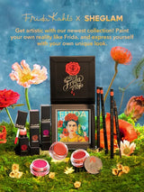 SHEGLAM X Frida Kahlo Masterpiece Eyeshadow Palette 9-Color Shimmer Matte Eyeshadow Palette Rose Pearlescent Shimmer Evenly Pigmented Smooth  Blendable Eyeshadow