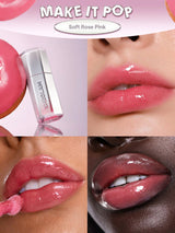 SHEGLAM Glass Lock Air Gloss-Make Lt Pop Lip Combo Brand Beauty Makeup Face