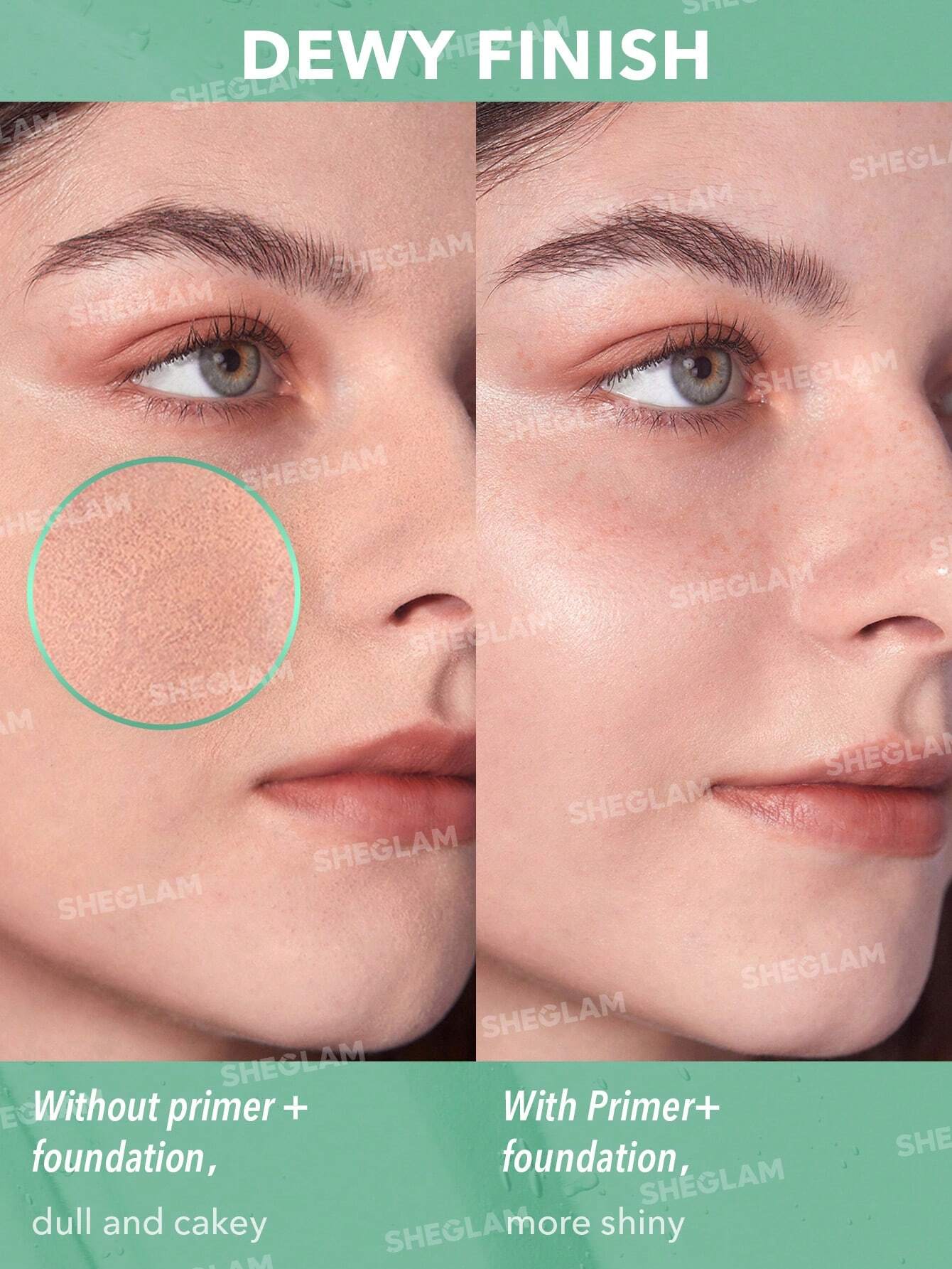SHEGLAM Good Grip Hydrating Primer Oil Control Moisturizing Primer Gel Smooth Fine Lines Oil And Silicone-Free Face Primer