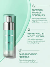 SHEGLAM Good Grip Hydrating Primer Oil Control Moisturizing Primer Gel Smooth Fine Lines Oil And Silicone-Free Face Primer
