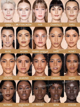 SHEGLAM Perfect Skin High Coverage Concealer-Linen 20 Shades Liquid Concealer Brush Moisturizing Weightless All-Day Hydrate Concealer Makeup