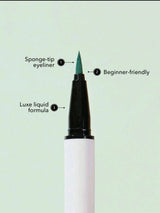 SHEGLAM Color Crush Liquid Eyeliner-Outdoorsy-Ish 7 Colors Smudge-Proof High Pigment Eyeliner Pencil Sweat-proof Long Lasting Easy To Use Green Eyeliner