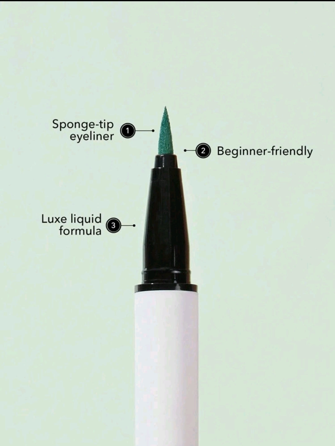 SHEGLAM Color Crush Liquid Eyeliner-Outdoorsy-Ish 7 Colors Smudge-Proof High Pigment Eyeliner Pencil Sweat-proof Long Lasting Easy To Use Green Eyeliner