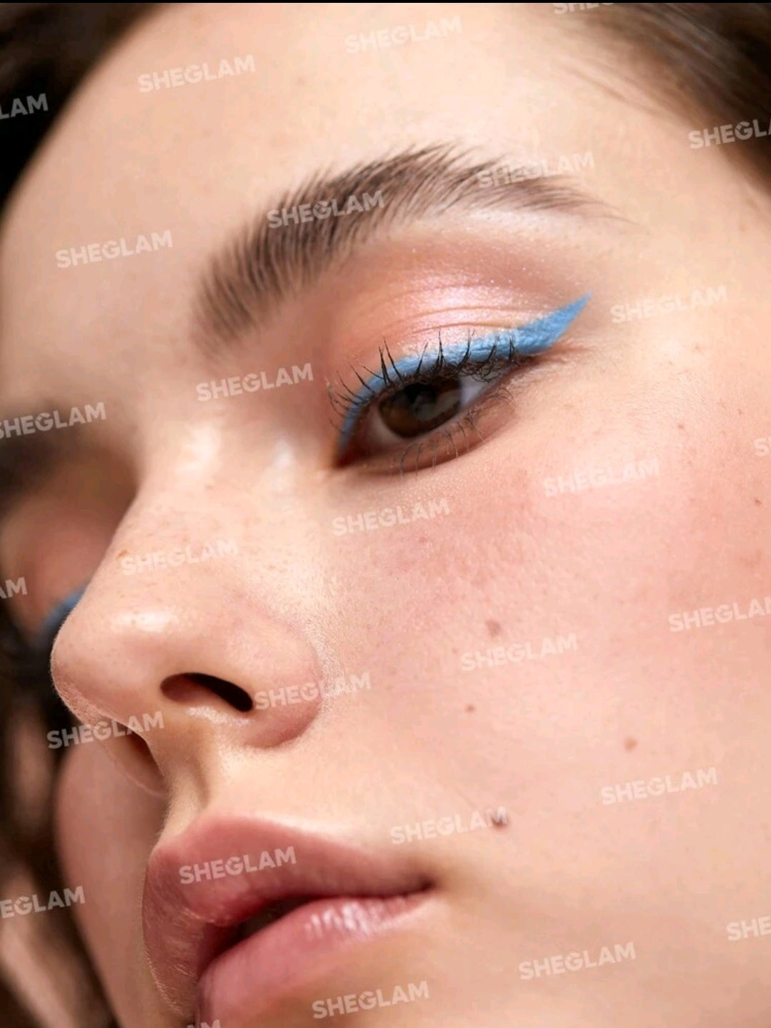 SHEGLAM Color Crush Liquid Eyeliner-Now Streaming 7 Colors Smudge-Proof High Pigment Eyeliner Pencil Sweat-proof Long Lasting Easy To Use Blue Eyeliner