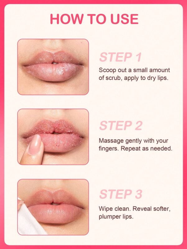 SlowSunday Lip Scrub Exfoliating , Hydrating Moisturizing Revitalizing Exfoliating Facial Peel
